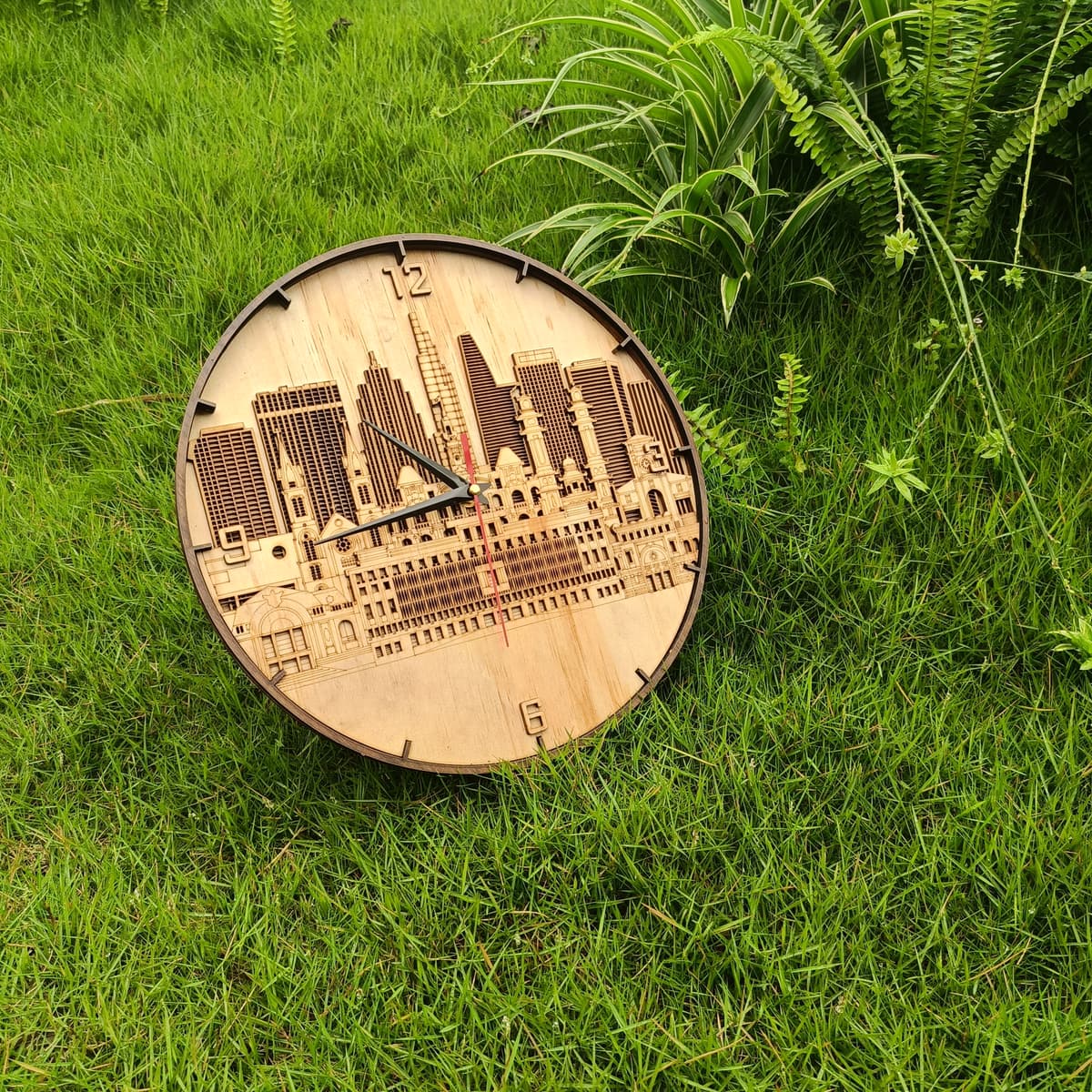 Đồng hồ gỗ custom nhiêu lớp