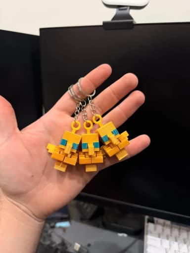 Minecraft Totem Of Undying Keychain 5