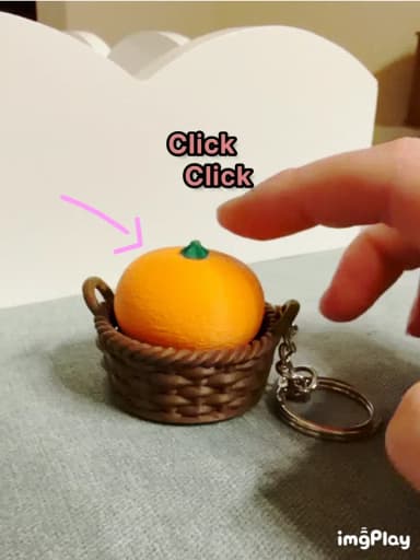 Orange Fidget Clicker 2