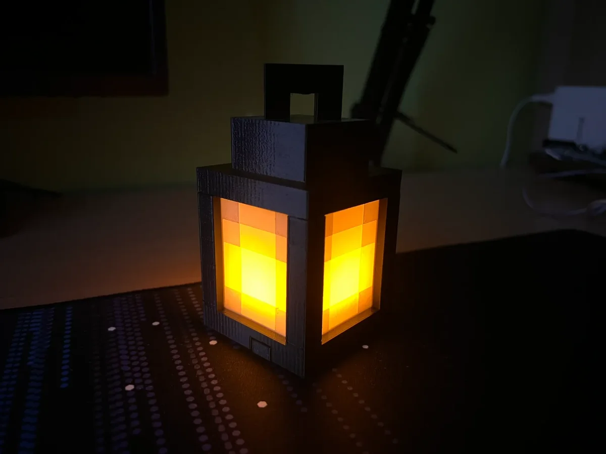 Mincraft Lantern - YELLOW - PIN TIỂU MINI