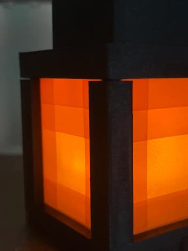 Mincraft Lantern - YELLOW - PIN TIỂU MINI 3