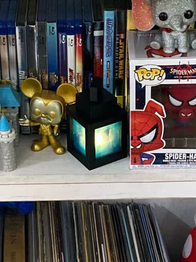 Mincraft Lantern - BLUE - PIN TIỂU MINI 3