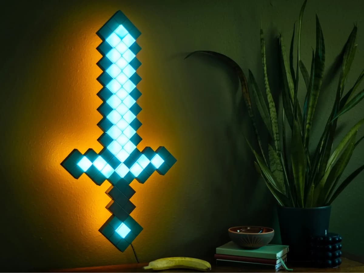 Đèn kiếm kim cương – Minecraft