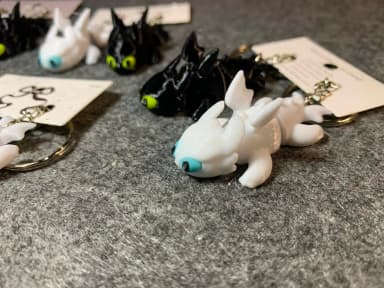 Móc khóa rồng Toothless và Light Fury – Bí kíp luyện rồng (khớp linh hoạt) 2